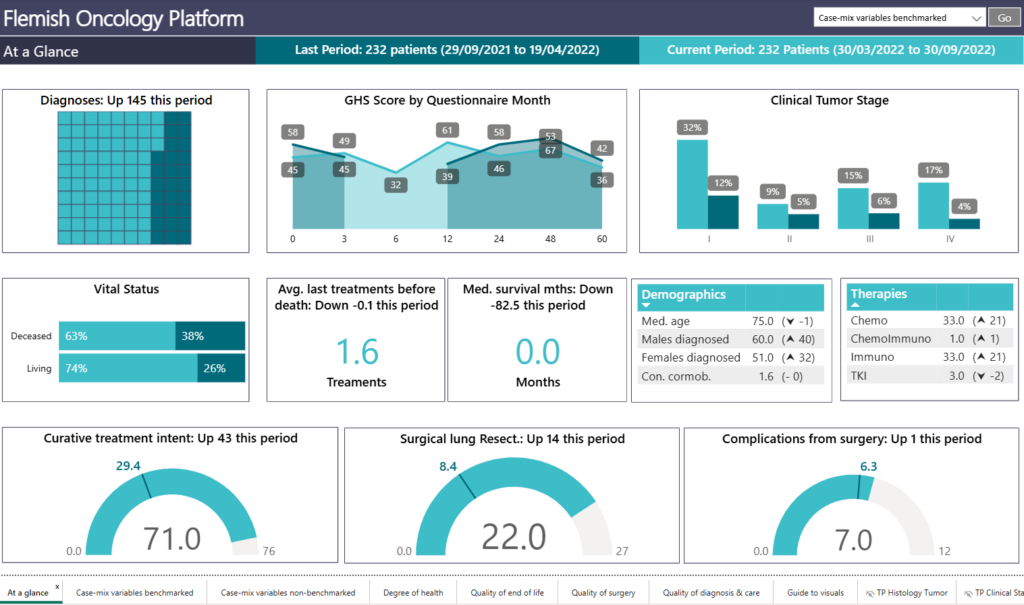 VOP Power BI report: At a glance overview page Power BI report: At-a-Glance overview page