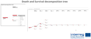 Mortality decomposition tree visual