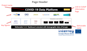 CoDaP report page elements